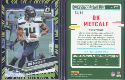 DK Metcalf 2023 Panini Donruss Optic