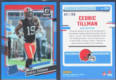 Cedric Tillman card
