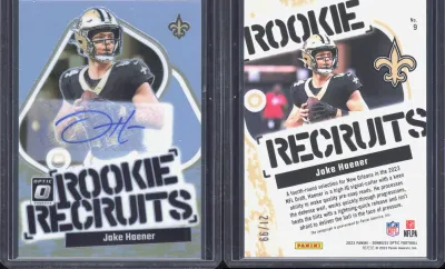 Jake Haener — 2023 Panini Donruss Optic Holo