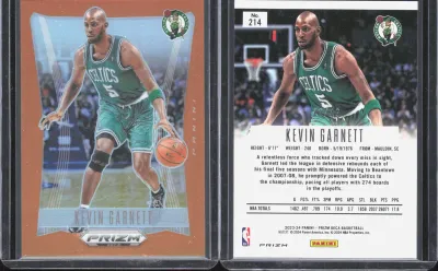 Kevin Garnett — 2023 Panini Prizm DECA Copper Prizm
