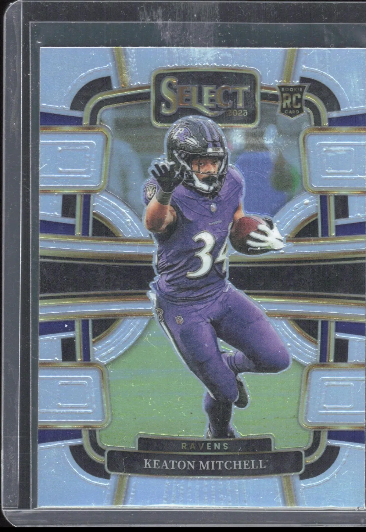 Keaton Mitchell — 2023 Panini Select Silver Prizms