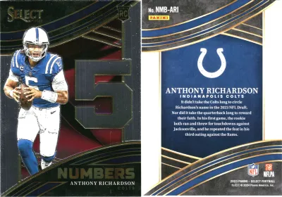 Anthony Richardson 2023 Panini Select