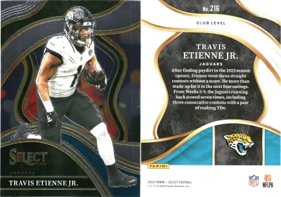 Travis Etienne Jr. 2023 Panini Select