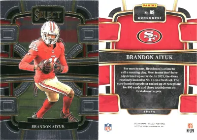 Brandon Aiyuk 2023 Panini Select