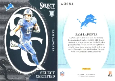 Sam LaPorta 2023 Panini Select