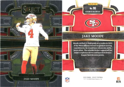 Jake Moody 2023 Panini Select