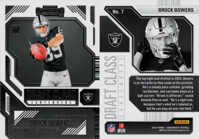 Brock Bowers 2024 Panini Contenders