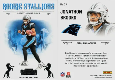 Jonathon Brooks — 2024 Panini Contenders Football
