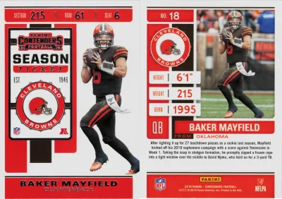 Baker Mayfield 2019 Panini Contenders Football