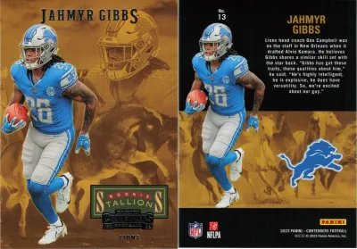 Jahmyr Gibbs 2023 Panini Contenders Football