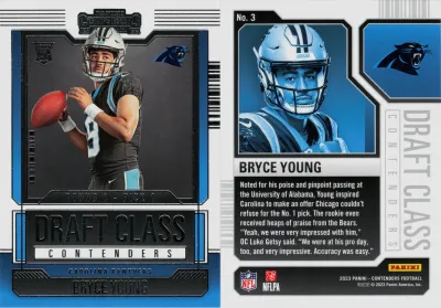 Bryce Young 2023 Panini Contenders