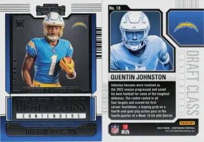 Quentin Johnston 2023 Panini Contenders Football
