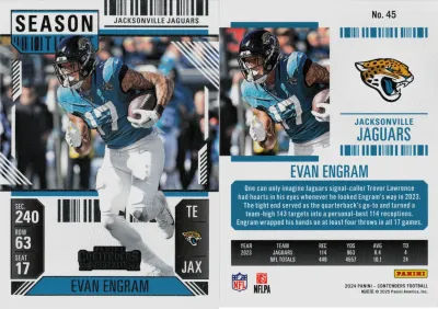 Evan Engram 2024 Panini Contenders Optic