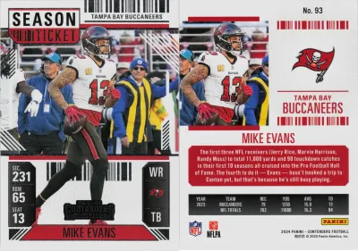 Mike Evans 2024 Panini Contenders Football