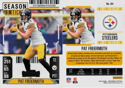 Pat Freiermuth 2024 Panini Contenders Optic
