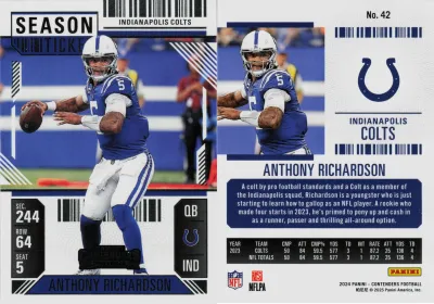 Anthony Richardson 2024 Panini Contenders Optic