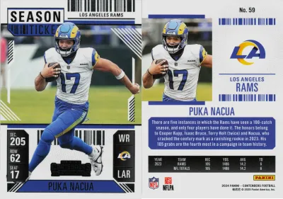 Puka Nacua 2024 Panini Contenders Optic