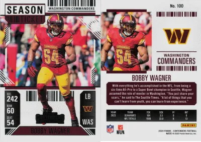 Bobby Wagner 2024 Panini Contenders Optic