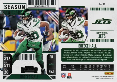 Breece Hall 2024 Panini Contenders