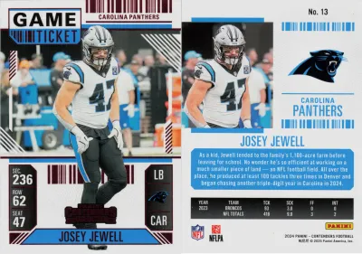 Josey Jewell 2024 Panini Contenders Football