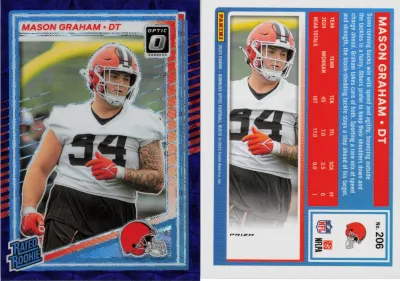 Mason Graham 2025 Panini Donruss Optic