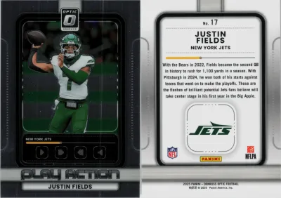 Justin Fields 2025 Panini Donruss Optic