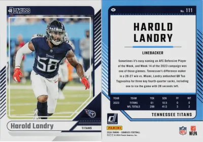 Harold Landry card