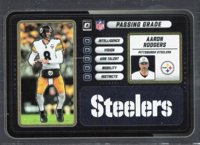 Aaron Rodgers 2025 Panini Donruss Optic
