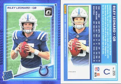 Riley Leonard 2025 Panini Donruss Optic