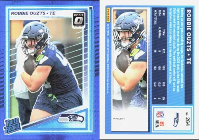Robbie Ouzts — 2025 Panini Donruss Optic Blue Hyper
