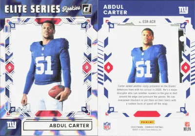 Abdul Carter 2025 Panini Donruss