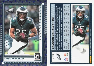 Saquon Barkley 2025 Panini Donruss Optic