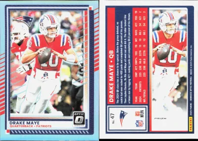 Drake Maye 2025 Panini Donruss Optic