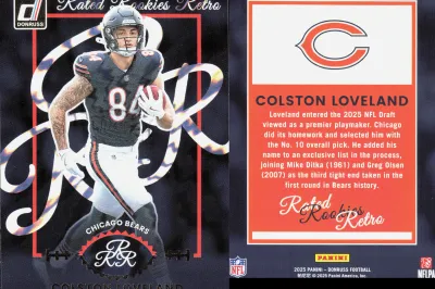 Colston Loveland 2025 Panini Donruss