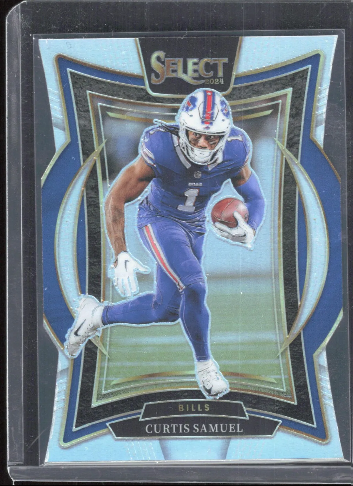 Curtis Samuel — 2022 Panini Select Gold Disco