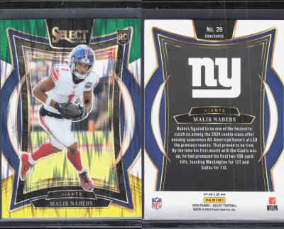Malik Nabers 2024 Panini Select