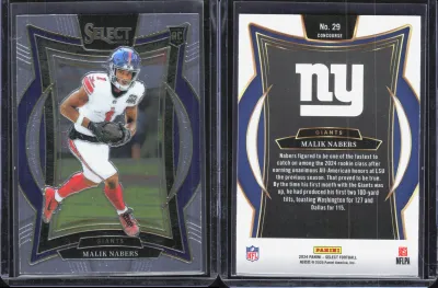 Malik Nabers 2024 Panini Select