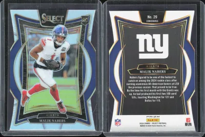Malik Nabers 2024 Panini Select