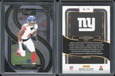Malik Nabers 2024 Panini Select