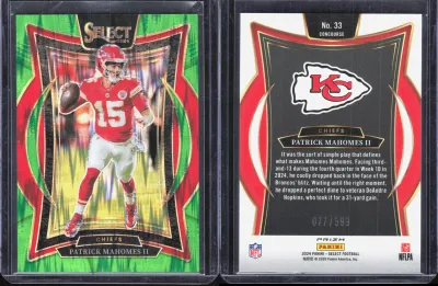 Patrick Mahomes II card