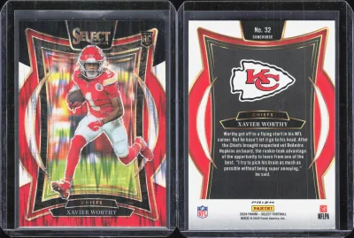 Xavier Worthy 2024 Panini Select