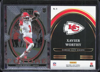 Xavier Worthy 2024 Panini Select