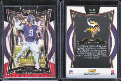 J.J. McCarthy 2024 Panini Select