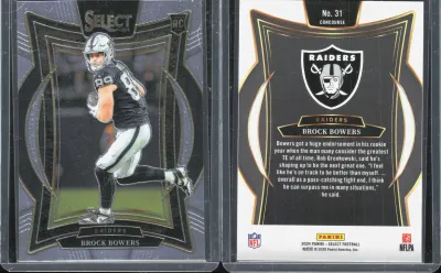Brock Bowers 2024 Panini Select