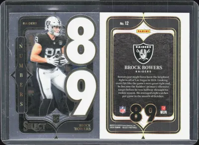 Brock Bowers 2024 Panini Select