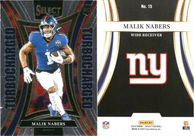 Malik Nabers 2024 Panini Select