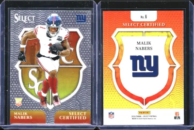 Malik Nabers 2024 Panini Select
