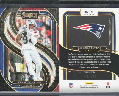 Kendrick Bourne 2024 Panini Select