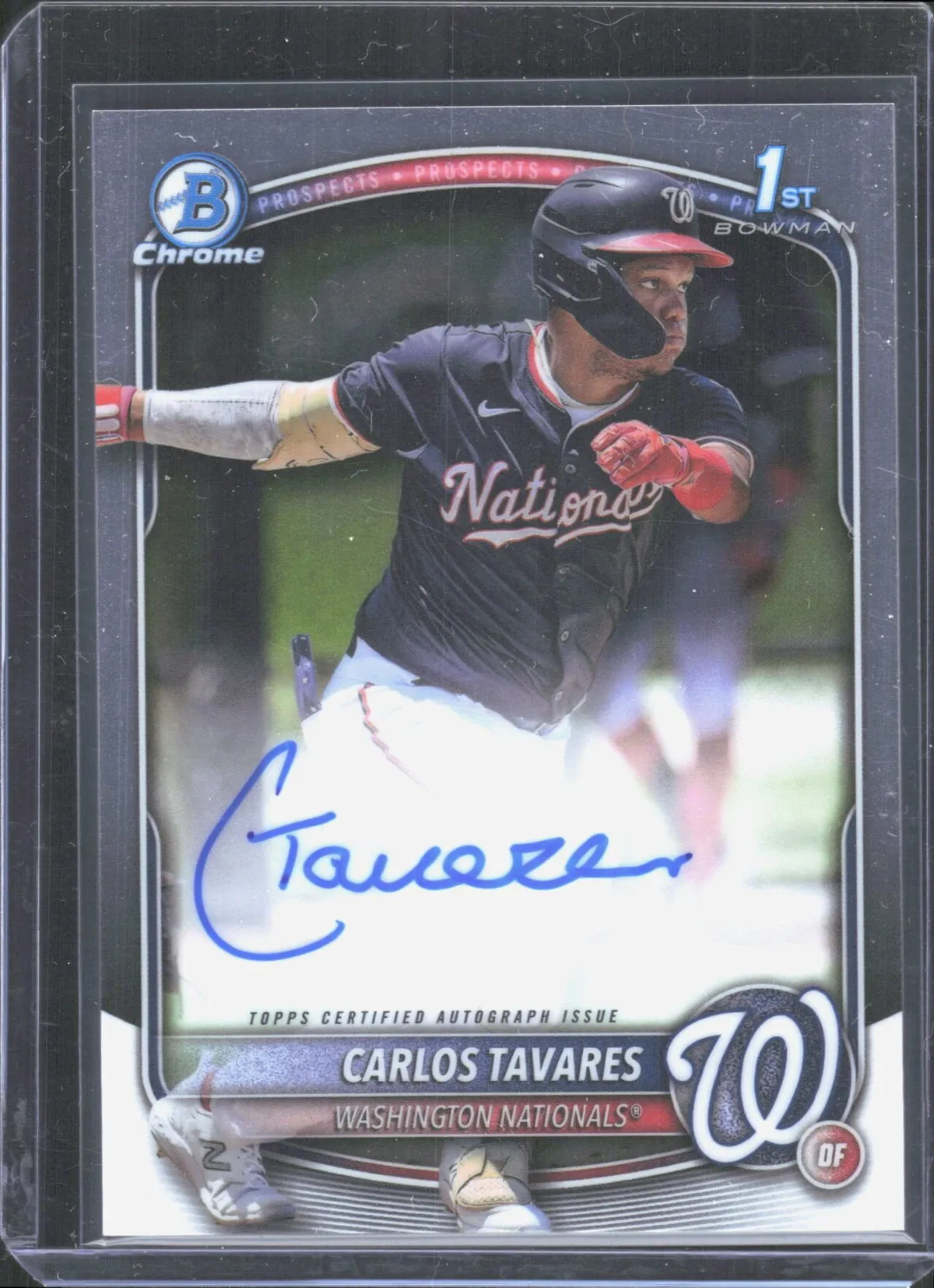 Carlos Tavares 2024 Topps Bowman Chrome Prospects 1st Bowman