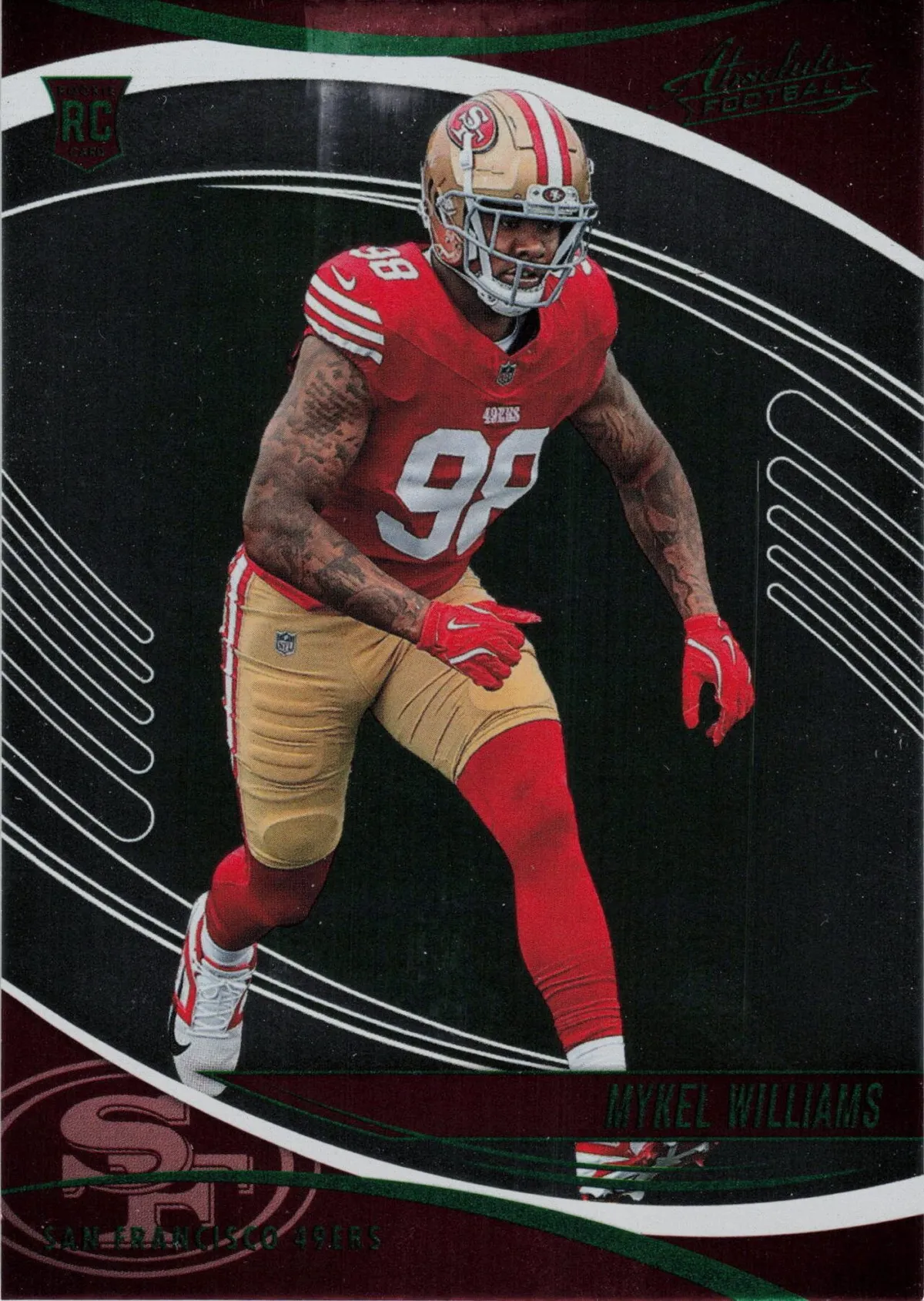 Mykel Williams 2025 Panini Absolute